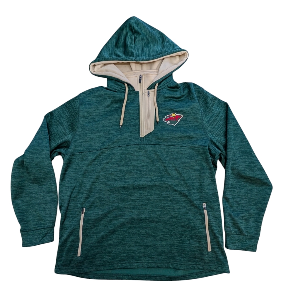 Minnesota Wild NHLColosseum Green Hoodie with Logo